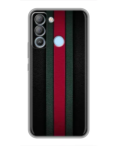 Чехол для TECNO Pop 5 LTE с картинкой «Gucci — неоновая линия»