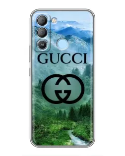 Чехол для TECNO Pop 5 LTE с картинкой «Gucci — горный пейзаж» Чехол для TECNO Pop 5 LTE с картинкой «Gucci — горный пейзаж»
