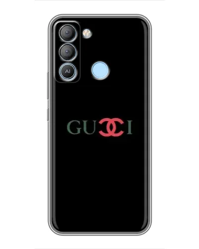 Чехол для TECNO Pop 5 LTE с картинкой «Gucci — красный градиент»