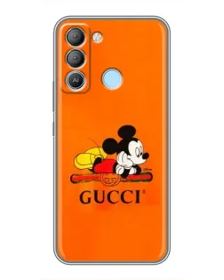 Чехол для TECNO Pop 5 LTE с картинкой «Микки Маус Gucci — оранж» Чехол для TECNO Pop 5 LTE с картинкой «Микки Маус Gucci — оранж»
