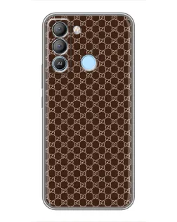 Чехол для TECNO Pop 5 LTE с картинкой «Gucci — шоколадная сетка» Чехол для TECNO Pop 5 LTE с картинкой «Gucci — шоколадная сетка»