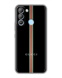 Чехол для TECNO Pop 5 LTE с картинкой «Gucci — строгая линия» Чехол для TECNO Pop 5 LTE с картинкой «Gucci — строгая линия»