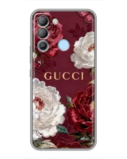 Чехол для TECNO Pop 5 LTE с картинкой «Gucci — бордовые розы» Чехол для TECNO Pop 5 LTE с картинкой «Gucci — бордовые розы»