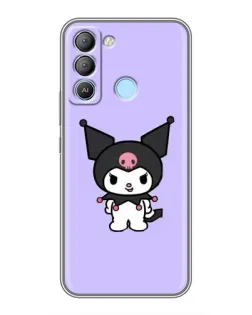 Чехол для TECNO Pop 5 LTE с картинкой «Kuromi — нежный фиолетовый» Чехол для TECNO Pop 5 LTE с картинкой «Kuromi — нежный фиолетовый»