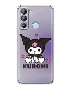 Чехол для TECNO Pop 5 LTE с картинкой «Kuromi — фиолетовый арт» Чехол для TECNO Pop 5 LTE с картинкой «Kuromi — фиолетовый арт»