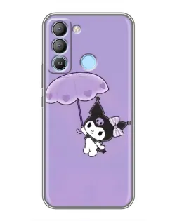 Чехол для TECNO Pop 5 LTE с картинкой «Kuromi с зонтиком» Чехол для TECNO Pop 5 LTE с картинкой «Kuromi с зонтиком»