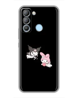 Чехол для TECNO Pop 5 LTE с картинкой «My Melody и Kuromi» Чехол для TECNO Pop 5 LTE с картинкой «My Melody и Kuromi»