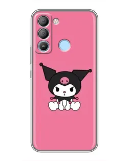 Чехол для TECNO Pop 5 LTE с картинкой «Хмурая Kuromi» Чехол для TECNO Pop 5 LTE с картинкой «Хмурая Kuromi»