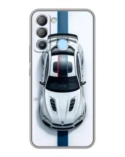 Чехол для TECNO Pop 5 LTE с картинкой «Вид сверху — BMW M»