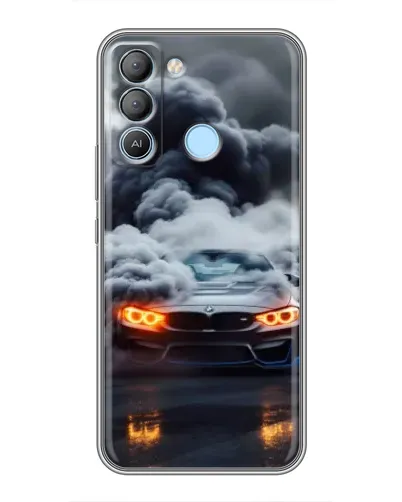 Чехол для TECNO Pop 5 LTE с картинкой «BMW в дыму» Чехол для TECNO Pop 5 LTE с картинкой «BMW в дыму»