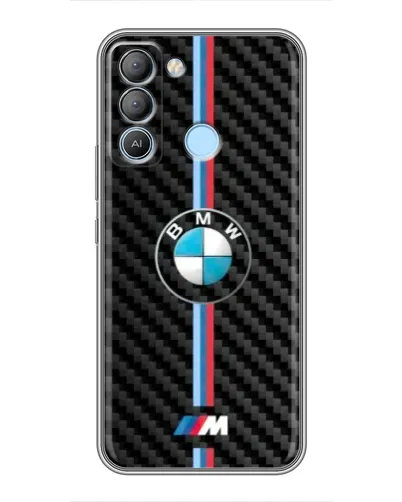 Чехол для TECNO Pop 5 LTE с картинкой «Эмблема BMW и карбон» Чехол для TECNO Pop 5 LTE с картинкой «Эмблема BMW и карбон»