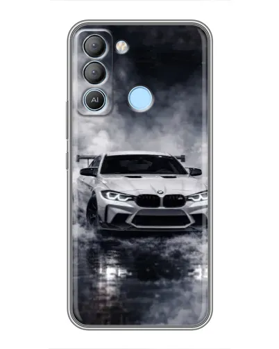 Чехол для TECNO Pop 5 LTE с картинкой «BMW сквозь туман» Чехол для TECNO Pop 5 LTE с картинкой «BMW сквозь туман»