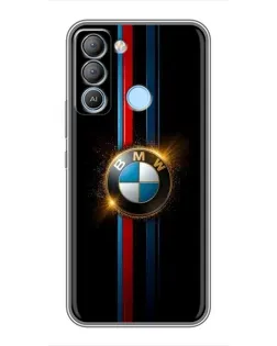 Чехол для TECNO Pop 5 LTE с картинкой «BMW M-Power неон»