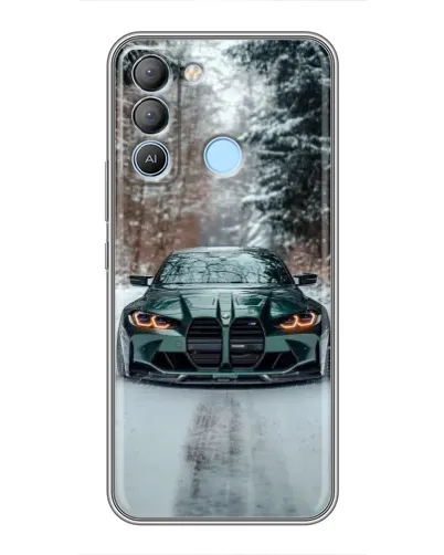 Чехол для TECNO Pop 5 LTE с картинкой «BMW в зимнем лесу» Чехол для TECNO Pop 5 LTE с картинкой «BMW в зимнем лесу»