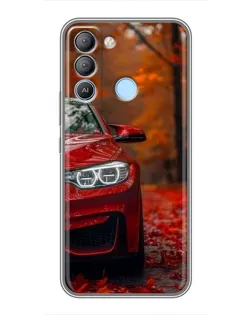 Чехол для TECNO Pop 5 LTE с картинкой «Осенняя BMW M4»