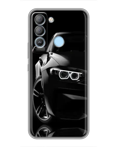 Чехол для TECNO Pop 5 LTE с картинкой «Черная BMW — профиль» Чехол для TECNO Pop 5 LTE с картинкой «Черная BMW — профиль»