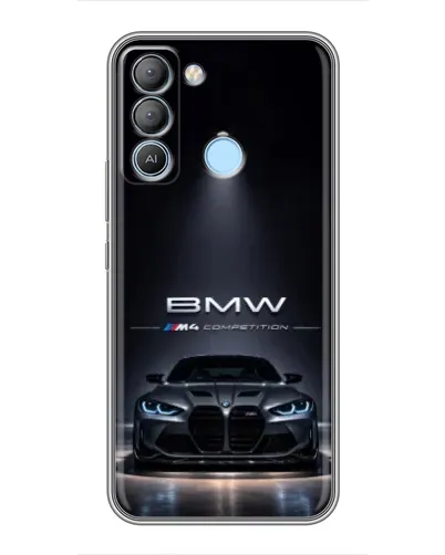 Чехол для TECNO Pop 5 LTE с картинкой «BMW сквозь ночной город» Чехол для TECNO Pop 5 LTE с картинкой «BMW сквозь ночной город»