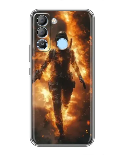 Чехол для TECNO Pop 5 LTE с картинкой «BMW — скорость в дожде» Чехол для TECNO Pop 5 LTE с картинкой «BMW — скорость в дожде»