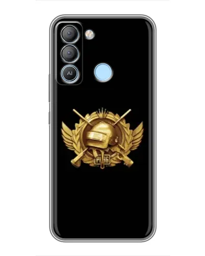 Чехол для TECNO Pop 5 LTE с картинкой «PUBG — оранжевый градиент» Чехол для TECNO Pop 5 LTE с картинкой «PUBG — оранжевый градиент»