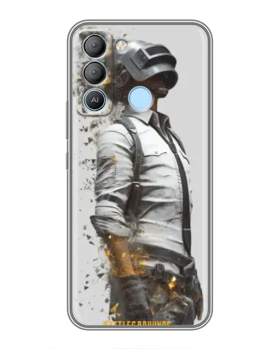 Чехол для TECNO Pop 5 LTE с картинкой «PUBG — боец в пыли» Чехол для TECNO Pop 5 LTE с картинкой «PUBG — боец в пыли»
