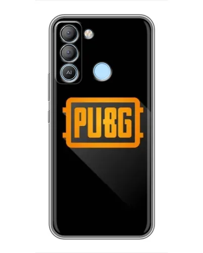 Чехол для TECNO Pop 5 LTE с картинкой «PUBG — рамка лого» Чехол для TECNO Pop 5 LTE с картинкой «PUBG — рамка лого»