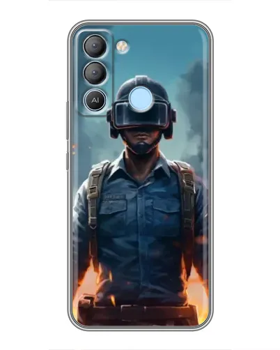 Чехол для TECNO Pop 5 LTE с картинкой «PUBG — реалистичный герой» Чехол для TECNO Pop 5 LTE с картинкой «PUBG — реалистичный герой»