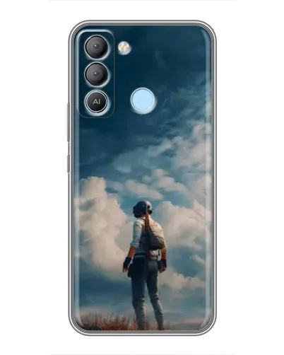 Чехол для TECNO Pop 5 LTE с картинкой «Герой PUBG на скале» Чехол для TECNO Pop 5 LTE с картинкой «Герой PUBG на скале»