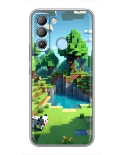 Чохол для TECNO Pop 5 LTE з картинкою «Minecraft літній день»