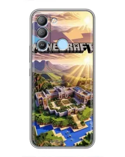 Чохол для TECNO Pop 5 LTE з картинкою «Minecraft панорама»