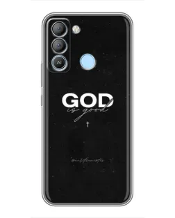 Чехол для TECNO Pop 5 LTE с картинкой «GOD — Бог над всем»