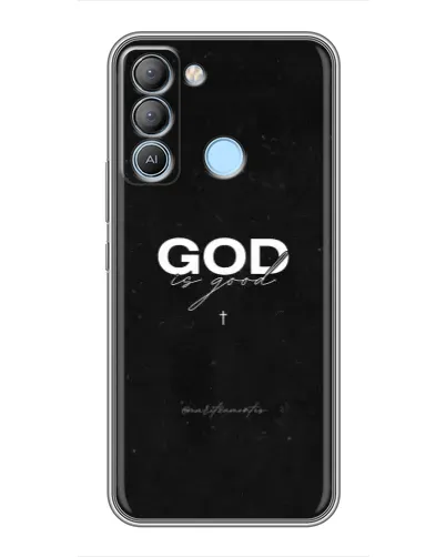 Чехол для TECNO Pop 5 LTE с картинкой «GOD — Бог над всем» Чехол для TECNO Pop 5 LTE с картинкой «GOD — Бог над всем»