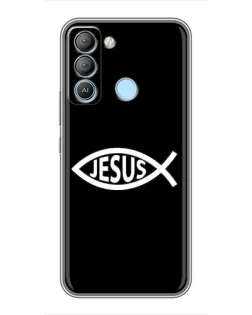 Чехол для TECNO Pop 5 LTE с картинкой «Классический Jesus»