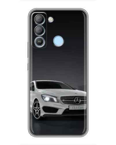 Чехол для TECNO Pop 5 LTE с картинкой «Mercedes AMG GT Silver»