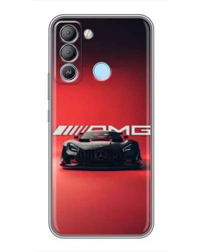 Чехол для TECNO Pop 5 LTE с картинкой «Mercedes AMG — красная линия»