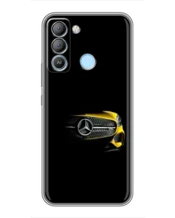 Чехол для TECNO Pop 5 LTE с картинкой «Mercedes — ретро стиль»