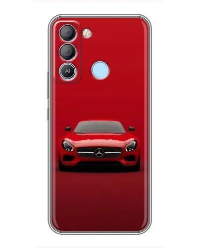 Чехол для TECNO Pop 5 LTE с картинкой «Красный Mercedes AMG»