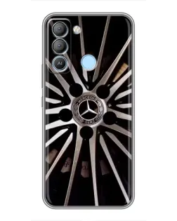 Чехол для TECNO Pop 5 LTE с картинкой «Диск Mercedes»