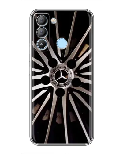 Чехол для TECNO Pop 5 LTE с картинкой «Диск Mercedes»