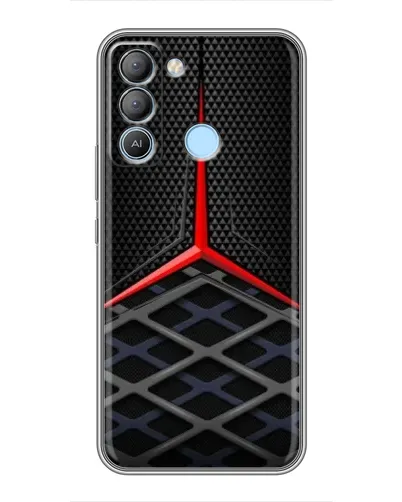 Чехол для TECNO Pop 5 LTE с картинкой «Mercedes Carbon Grid»