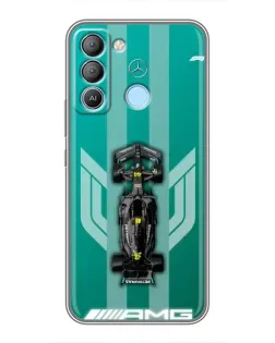 Чехол для TECNO Pop 5 LTE с картинкой «Mercedes AMG Petronas»