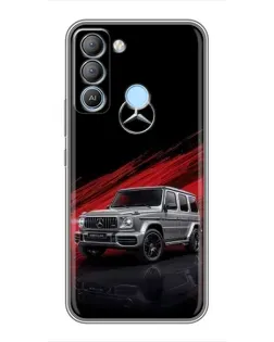 Чехол для TECNO Pop 5 LTE с картинкой «Mercedes G-Class красный»