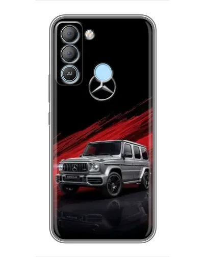 Чехол для TECNO Pop 5 LTE с картинкой «Mercedes G-Class красный»
