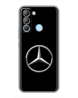 Чехол для TECNO Pop 5 LTE с картинкой «Mercedes классический лого»
