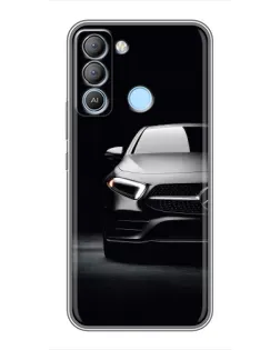 Чехол для TECNO Pop 5 LTE с картинкой «Свет фар Mercedes»