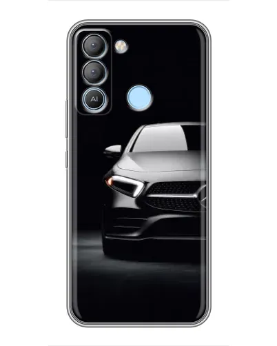 Чехол для TECNO Pop 5 LTE с картинкой «Свет фар Mercedes»