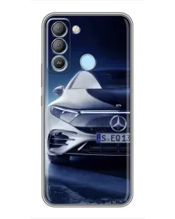 Чехол для TECNO Pop 5 LTE с картинкой «Mercedes EQ — будущее»