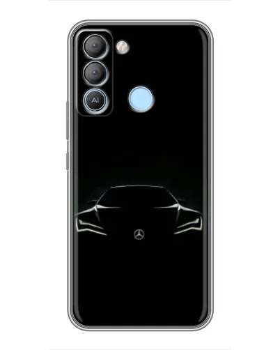 Чехол для TECNO Pop 5 LTE с картинкой «Mercedes — силуэт авто» Чехол для TECNO Pop 5 LTE с картинкой «Mercedes — силуэт авто»