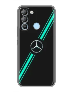 Чехол для TECNO Pop 5 LTE с картинкой «Спортивные линии Mercedes» Чехол для TECNO Pop 5 LTE с картинкой «Спортивные линии Mercedes»
