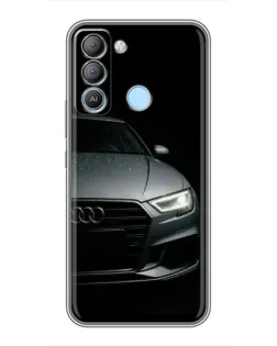 Чехол для TECNO Pop 5 LTE с картинкой «Audi — детализация кузова»