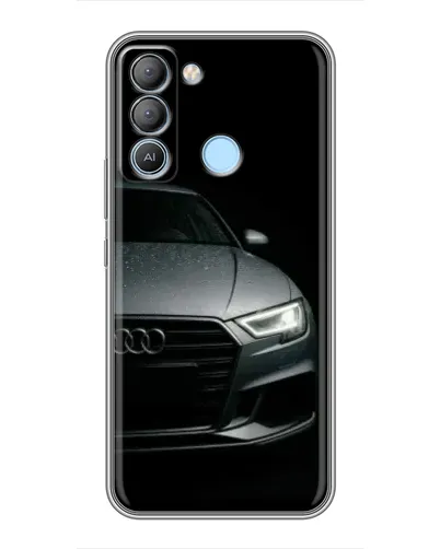 Чехол для TECNO Pop 5 LTE с картинкой «Audi — детализация кузова»
